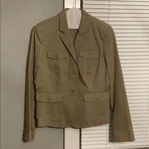 Beige four pocket jacket